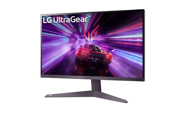 Vista diagonal frontal 24”Monitor Gamer UltraGear™
